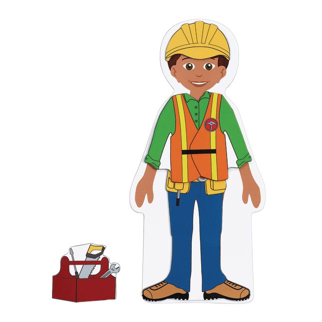 Excellerations® Magnetic Career Dressing Dolls - 93 Pieces