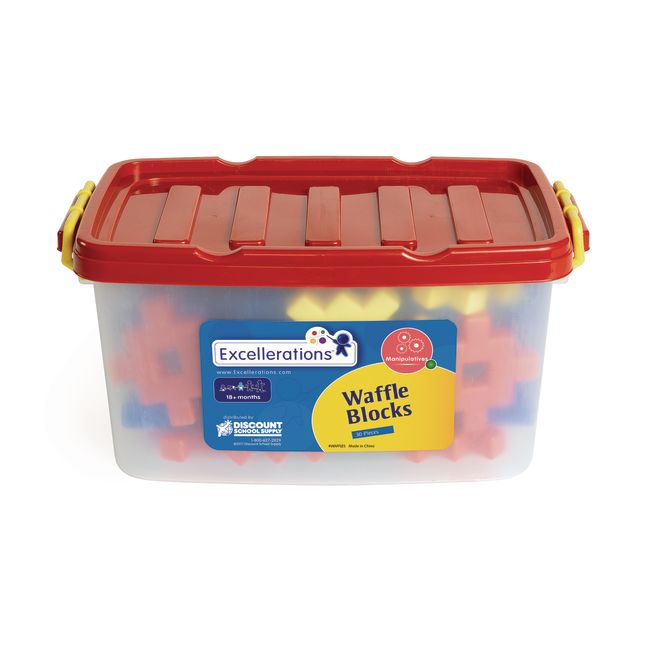 Excellerations® Waffle Builders - 30 Pieces