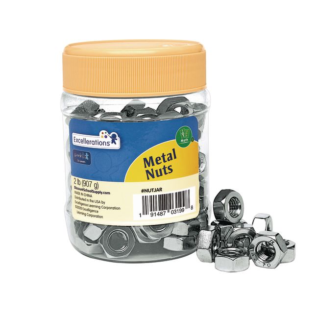 Excellerations® Metal Nuts - 2 lbs.