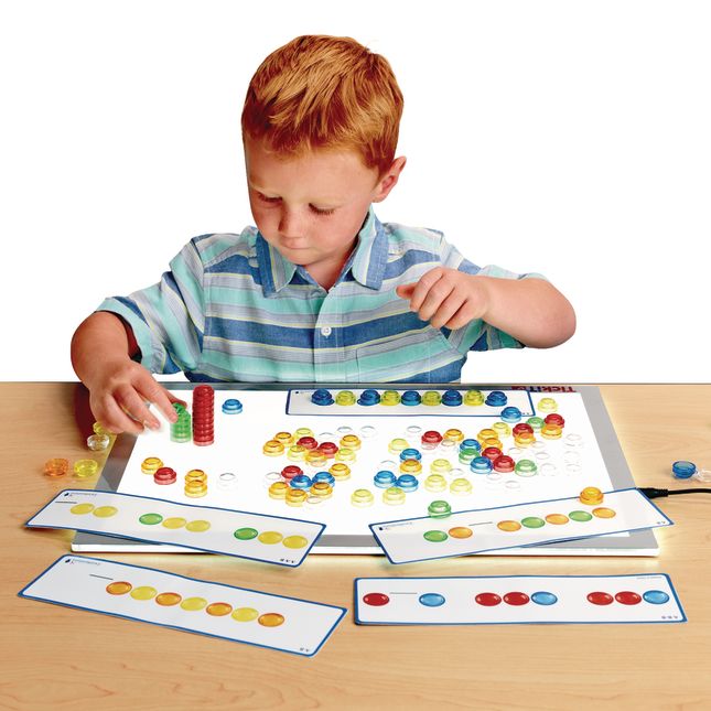 Excellerations® Translucent Stackable Counters - 500 Pieces