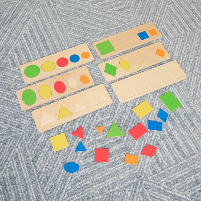 Excellerations® Size and Shape Puzzles - Set of 6