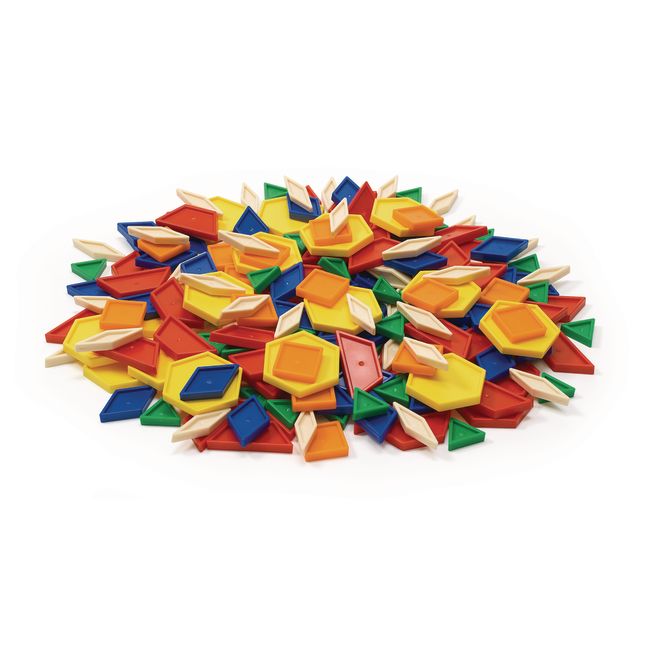 Excellerations® Plastic Pattern Blocks - 250 Pieces