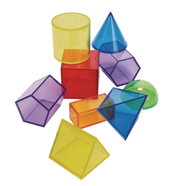 Excellerations® STEM Translucent Geometric Shapes with Activity