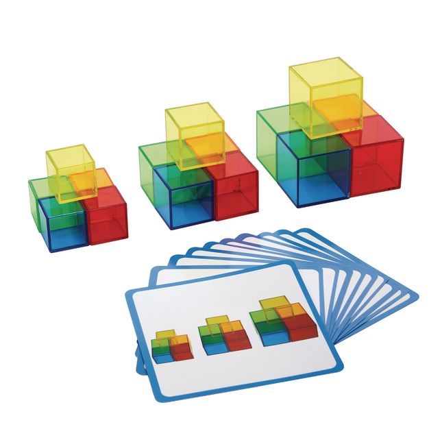 Excellerations® STEM Translucent Cubes with Activity Cards