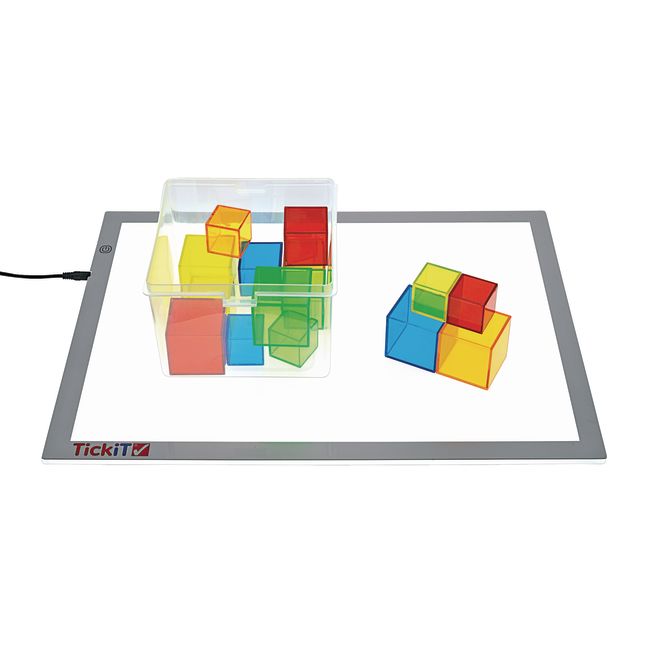 Excellerations® STEM Translucent Cubes with Activity Cards