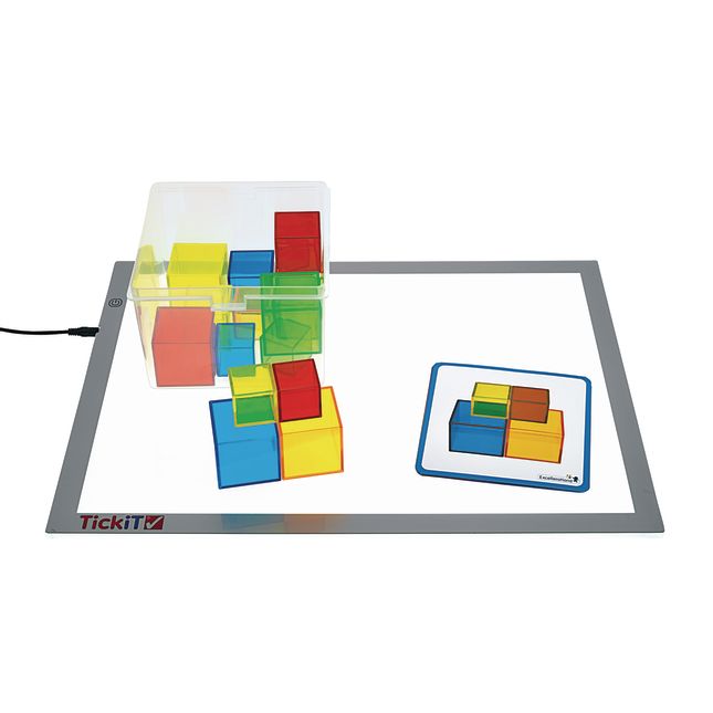 Excellerations® STEM Translucent Cubes with Activity Cards