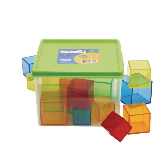 Excellerations® STEM Translucent Cubes with Activity Cards