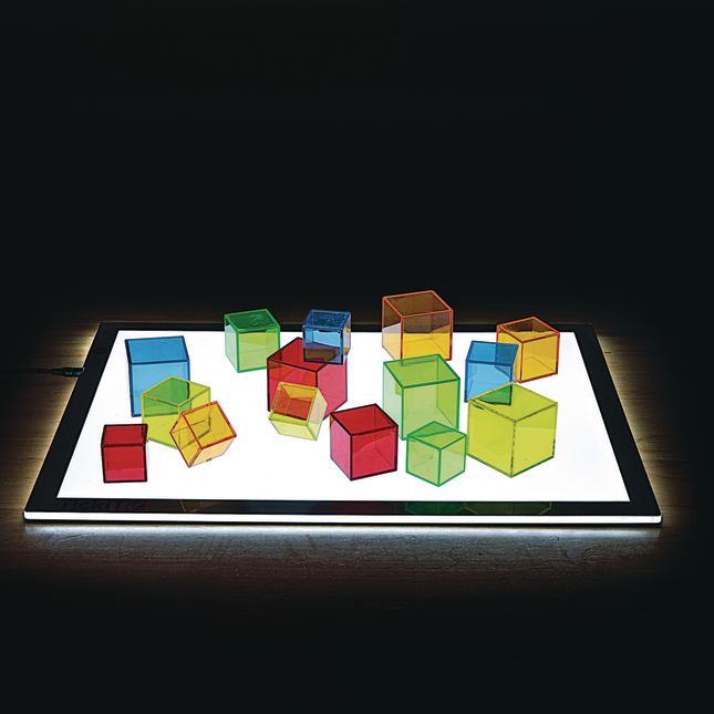 Excellerations® STEM Translucent Cubes with Activity Cards