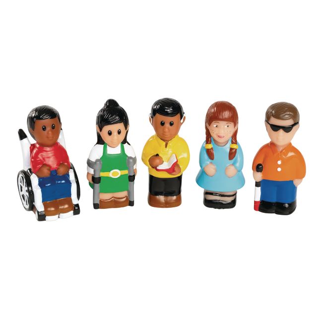 Discount School Supply® Different Abilities 3"H Friends - Set of 5