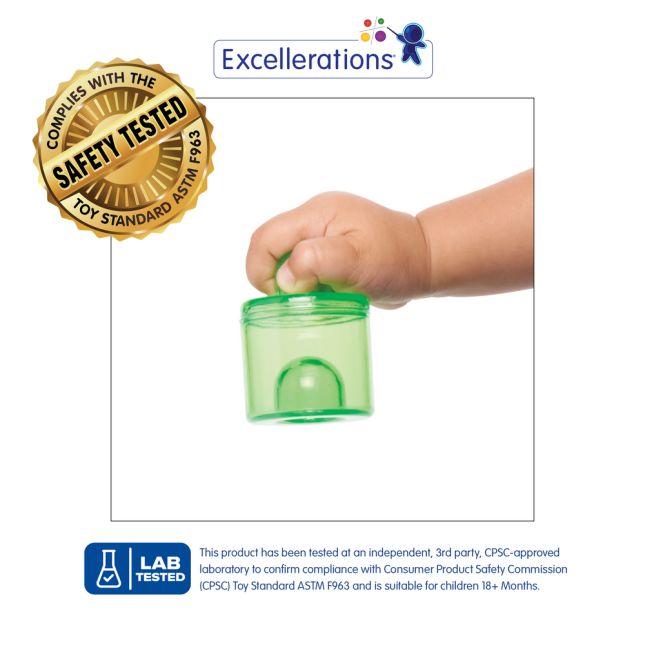 Excellerations® earlySTEM™ Translucent Stacking Pegs