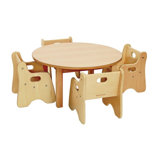 Environments® Round Table 30" and 4 Chairs