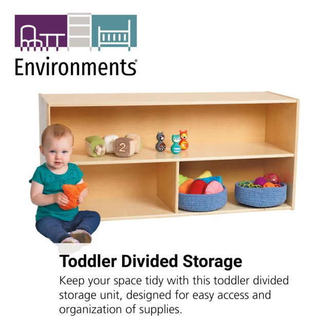 Environments® Toddler Divided Storage - Assembled