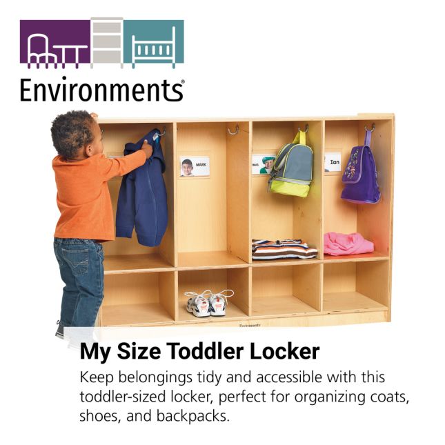 Environments® My Size Toddler Locker - Assembled