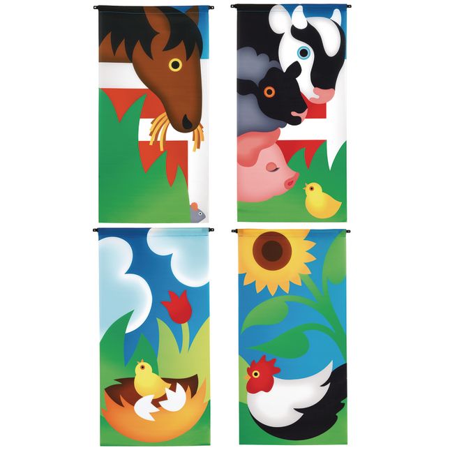 Excellerations® Farm Banners - Set of 4