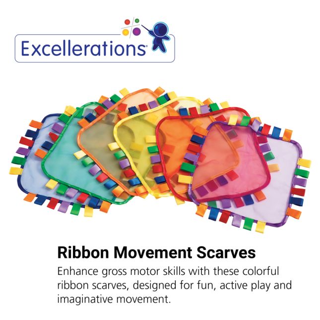 Excellerations® Ribbon Movement Scarves - Set of 6