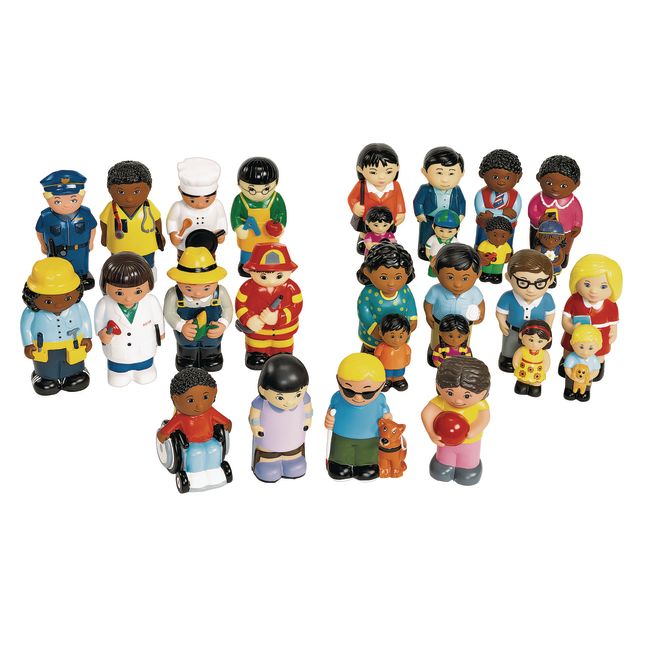 Excellerations® Jumbo 8" Soft People - Set of 28