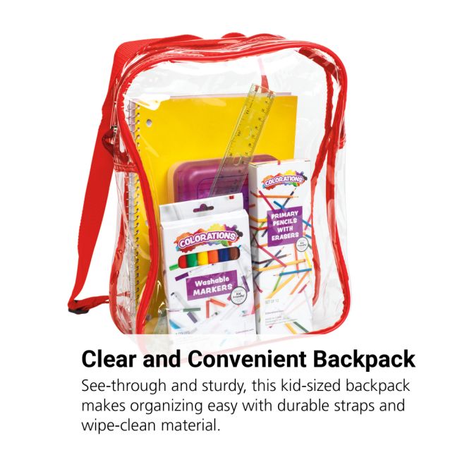 Discount School Supply® Premium Clear Student Backpack_2