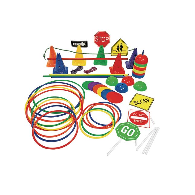 Obstacle Course Activity Set - 70 Pieces