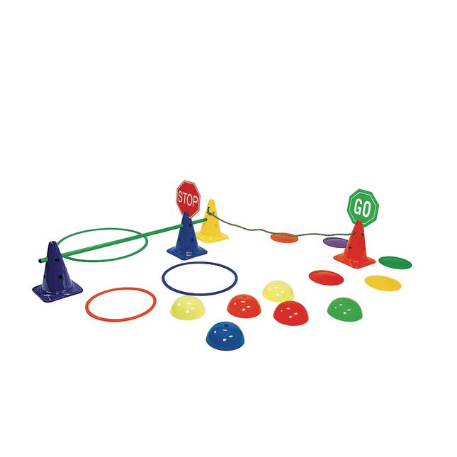 Obstacle Course Activity Set - 70 Pieces