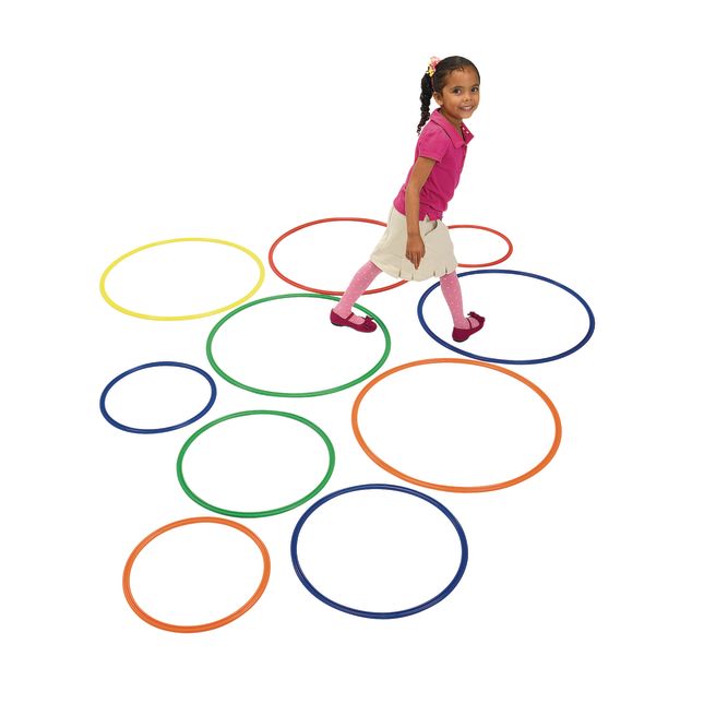 Excellerations® 14" Brawny Tough Activity Hoops - Set of 10