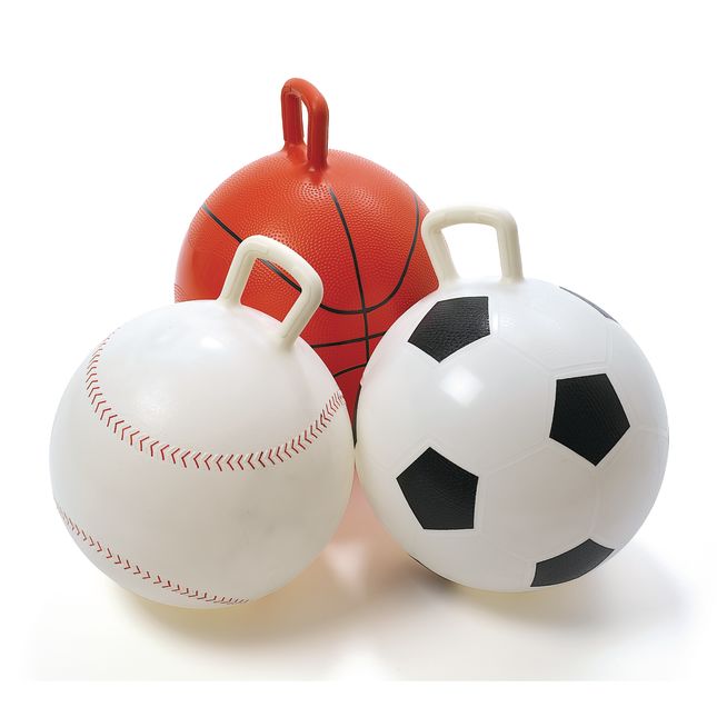 Discount School Supply® Sport Ball Hoppers - Set of 3