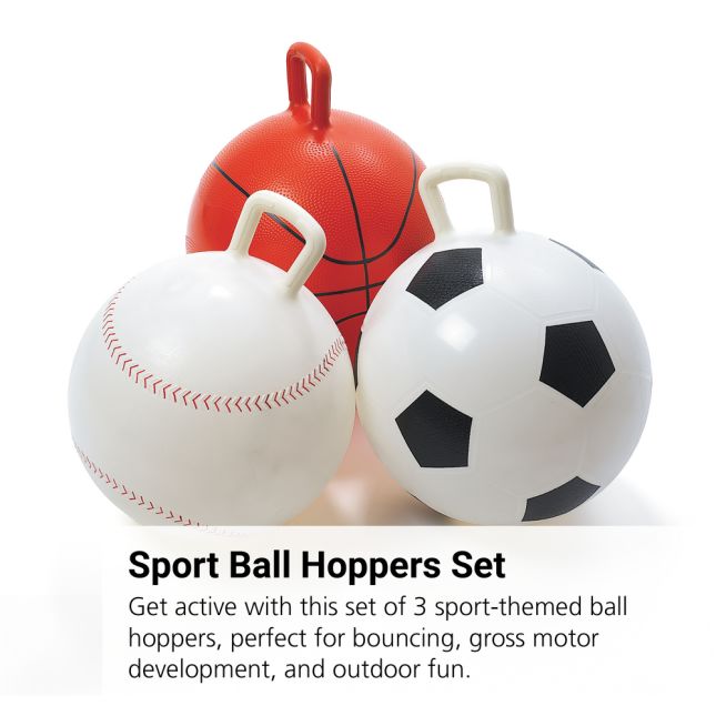Excellerations® Sport Ball Hoppers - Set of 3