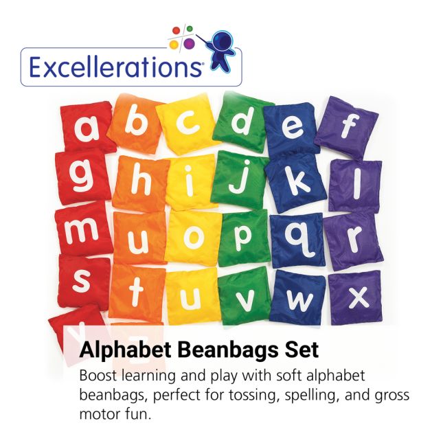 Excellerations® Alphabet Beanbags - Set of 26