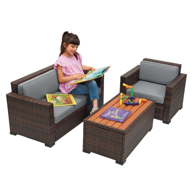 Excellerations® Outdoor Wicker Furniture 3-Piece Set