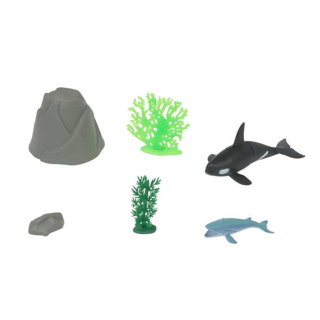Excellerations® Ocean Animal Bucket - Set of 33 Pieces