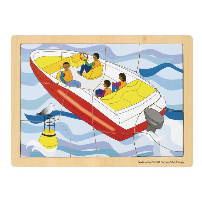 Excellerations® Transportation Puzzles – Set of 8