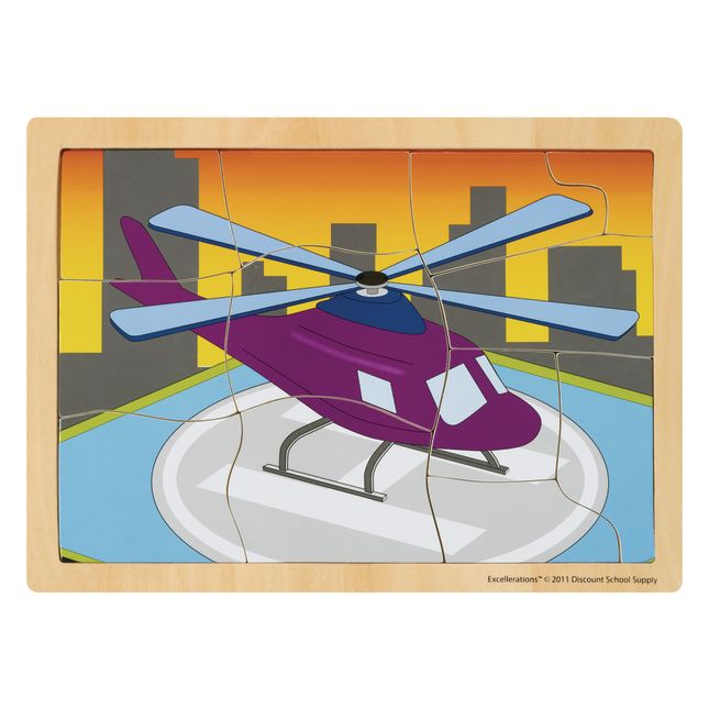 Excellerations® Transportation Puzzles – Set of 8