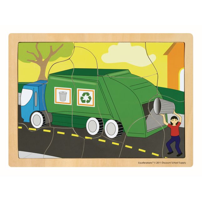 Excellerations® Transportation Puzzles – Set of 8