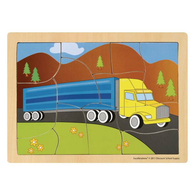 Excellerations® Transportation Puzzles – Set of 8