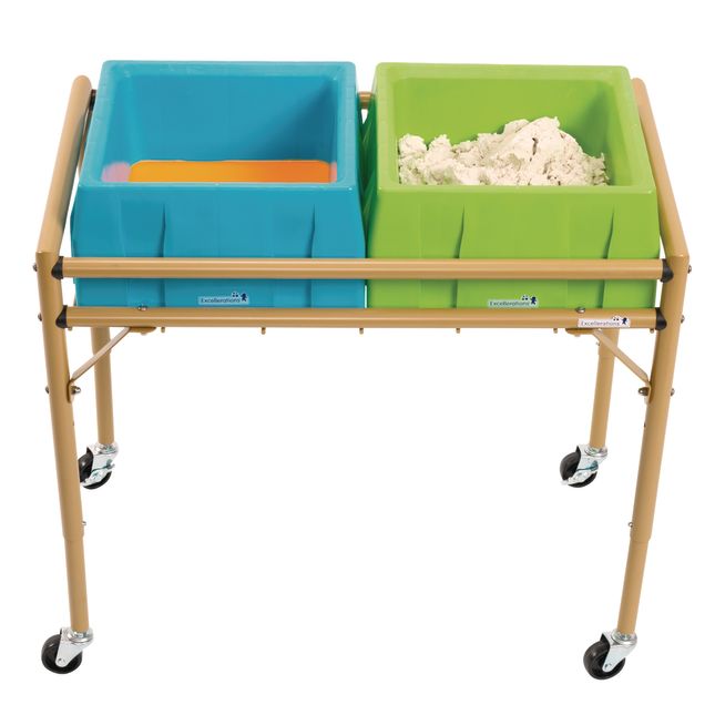 Excellerations® 2-Station Sensory Sand Table with Lids