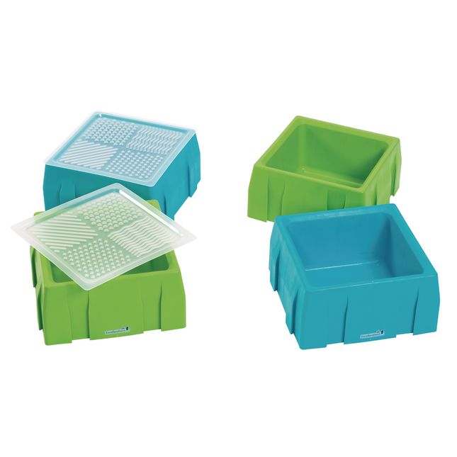 Excellerations® Sensory Sand Tray and Lid - Set of 4