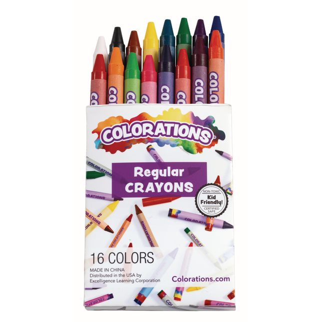 Colorations® Regular Crayons - Set of 16