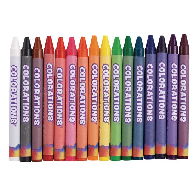 Colorations® Regular Crayons - Set of 16