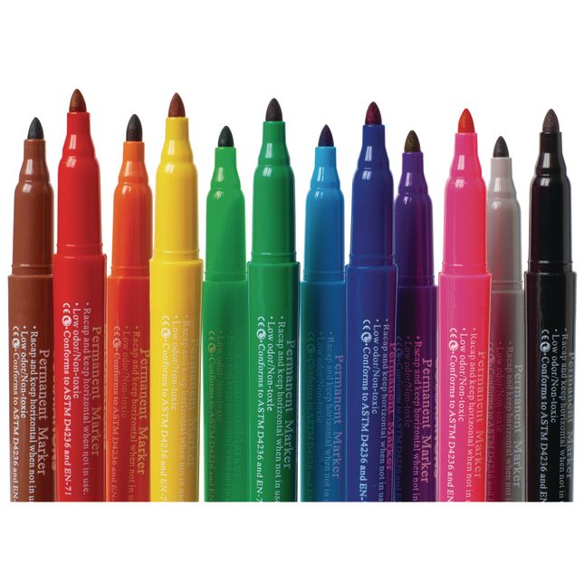 Colorations® Permanent Marker Classroom Value Pack - 84 Pieces_3