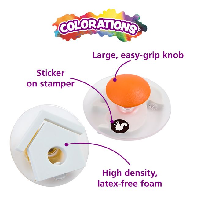 Colorations® Easy-Grip Stampers, Seasonal - Set of 14