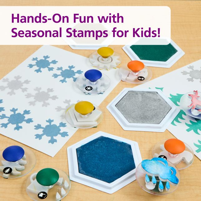 Colorations® Easy-Grip Stampers, Seasonal - Set of 14