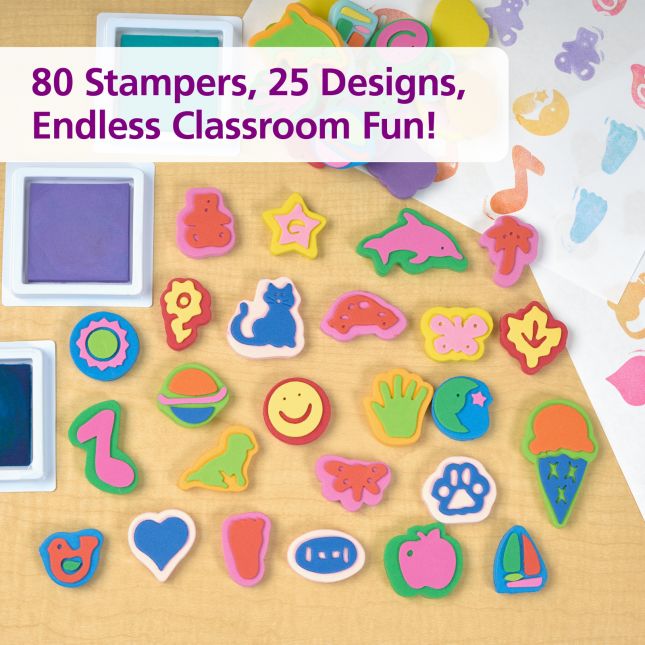 Colorations® Super Stamper Mega Pack - 80 Pieces