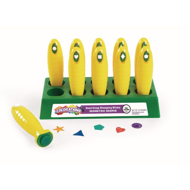 Colorations® Good Grasp Stamping Sticks - Shapes