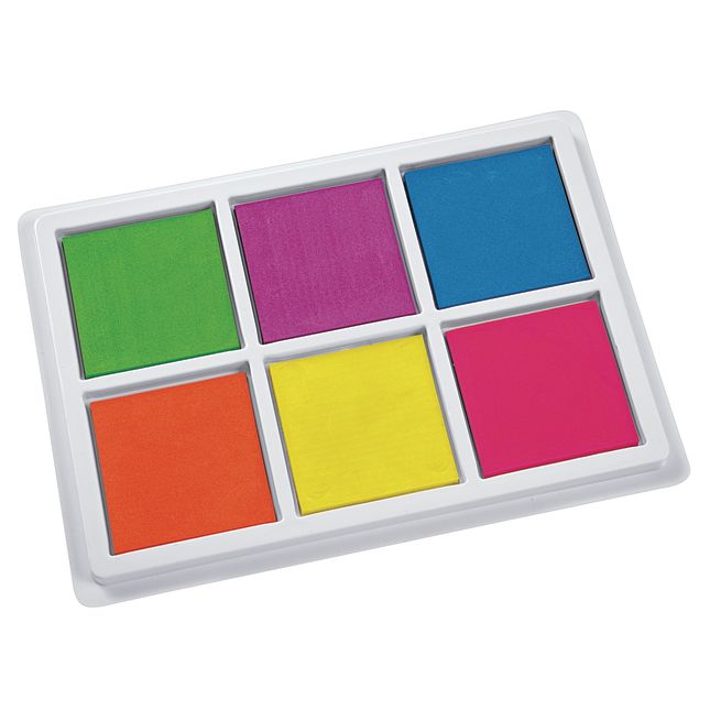 Colorations® Jumbo Washable Stamp Pads Value Pack - Set of 12