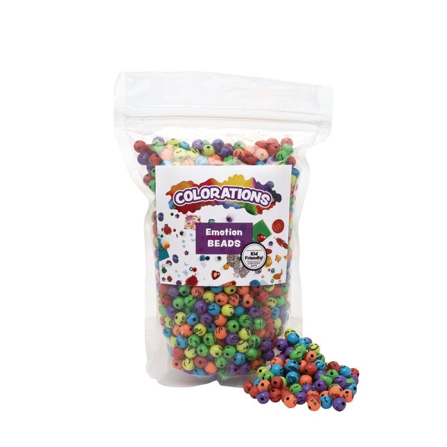 Colorations® Colorful Emotion Beads 1/2 Lb.