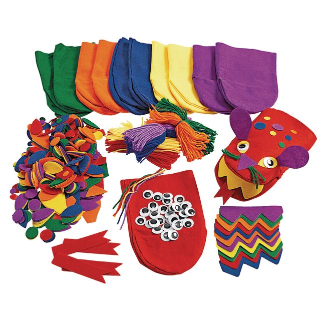 Colorations® Imaginary Hand Puppets - Kit for 12