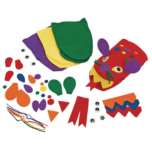 Colorations® Imaginary Hand Puppets - Kit for 12