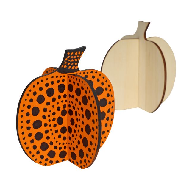 Colorations® Easy Build 3D Wood Pumpkin - Set of 6