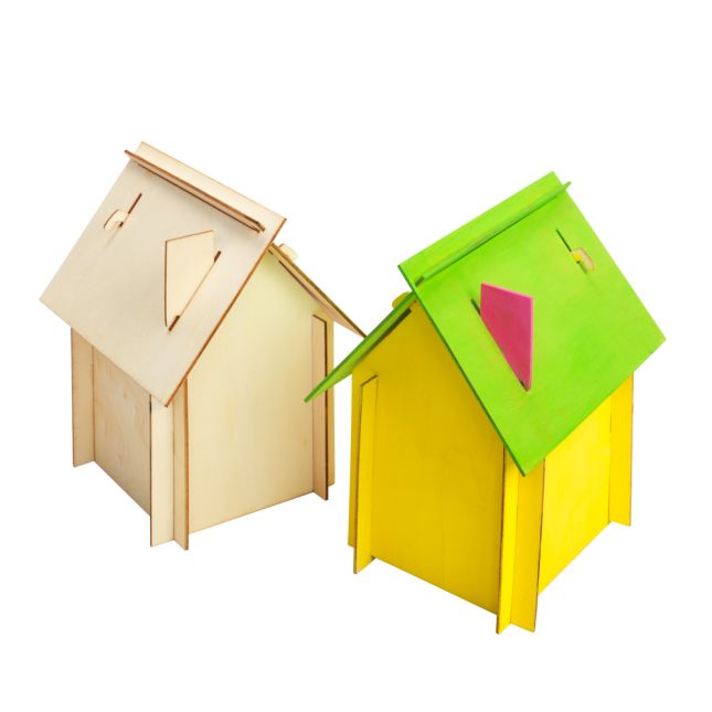 Colorations® Easy Build House - Set of 6_0