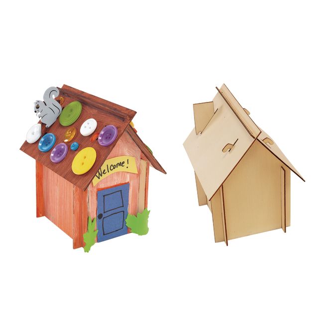 Colorations® Easy Build House - Set of 6