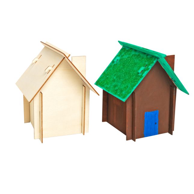 Colorations® Easy Build House - Set of 6